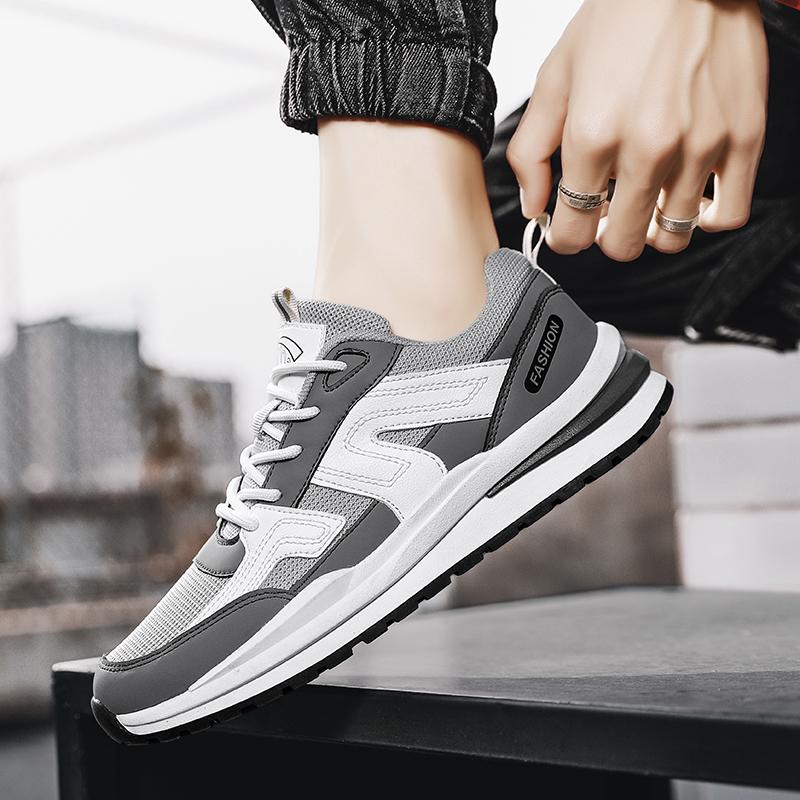 Men's New Fashion Four Seasons Comfortable Shoes Students Trending Sports Breathable Casual Running Sneakers Big Size