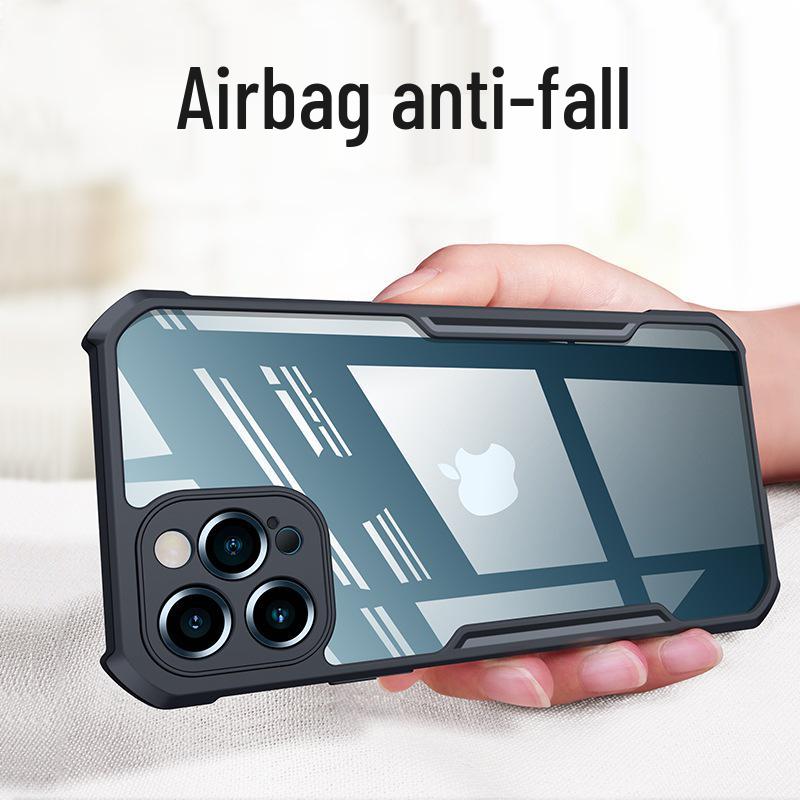 Силиконовый противоударный чехол с полной защитой для iPhone 14, 15 Pro, 16, 17 ProMax