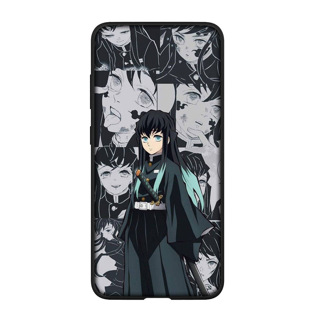 Чехол для телефона Samsung Galaxy S25 S24 S23 iPhone 16 15 Xiaomi Redmi Note 14 13 12 16E X 11 Pro Max OPPO Moto Huawei Demon Slayer Muichiro Tokito Cover