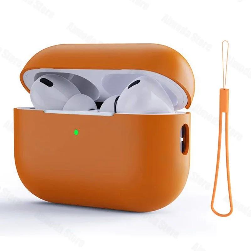 Чехол для AirPods Pro 2 Чехол из жидкого силикона для AirPods 3 Pro 2 Чехол Мягкий Защитный чехол для наушников для AirPod Pro 2 Pro2 Чехол
