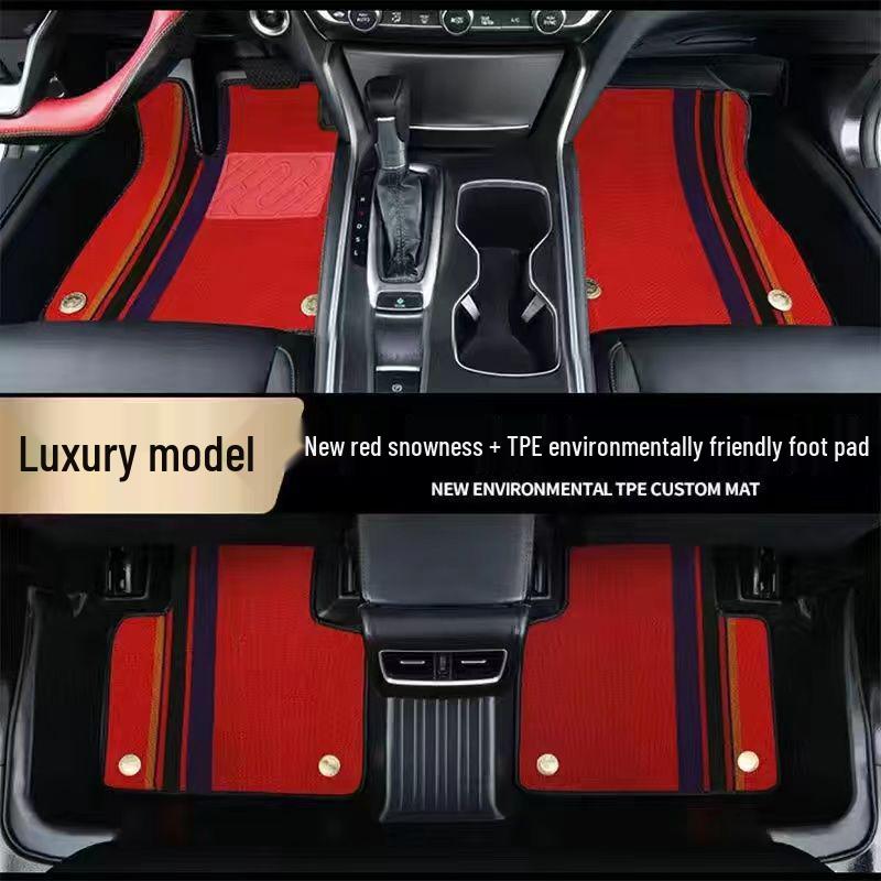 Всемодельные коврики для салона автомобиля Toyota из ТПЭ для Levin, Camry, Yaris, Corolla, RAV4, Vios, IZOA