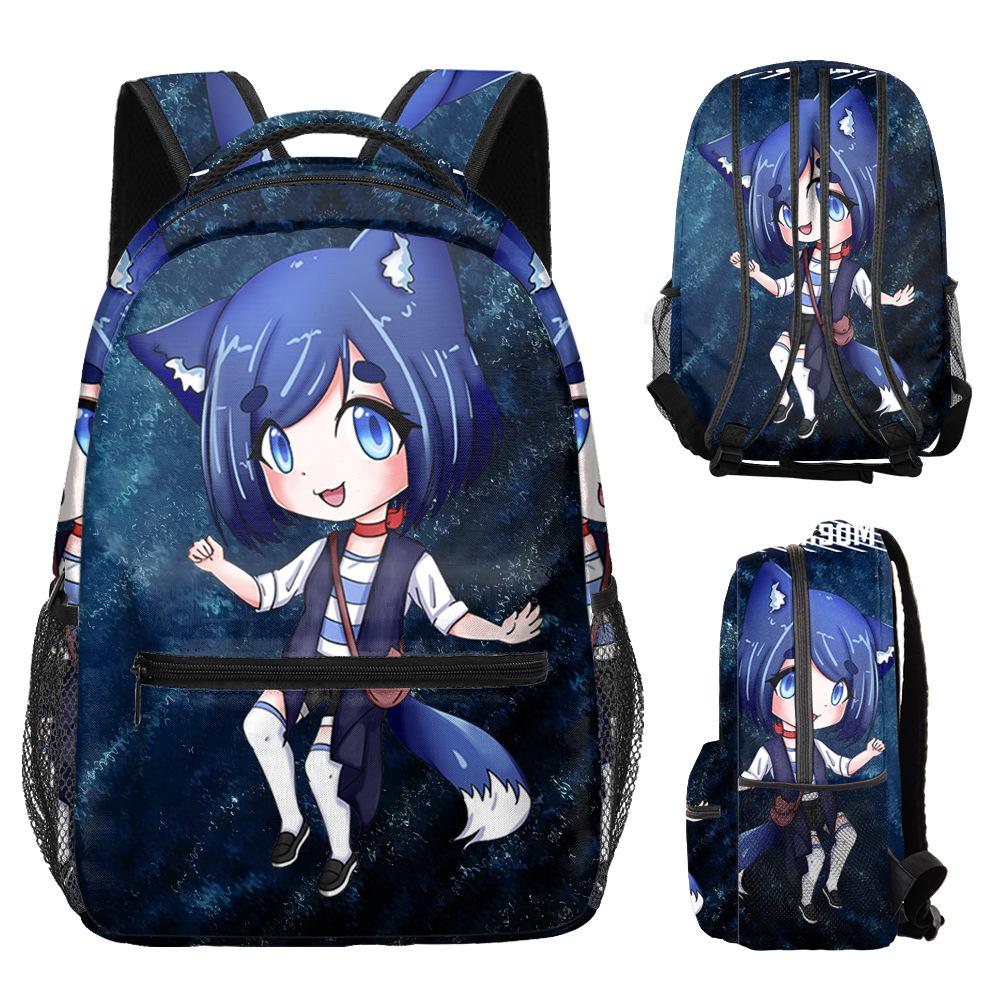 Мультяшные K-pop Молодежные Школьные Сумки Унисекс Gacha Life Клубные Дорожные Сумки 3D Печать Оксфорд Водонепроницаемые Рюкзаки на Плечо для Ноутбуков