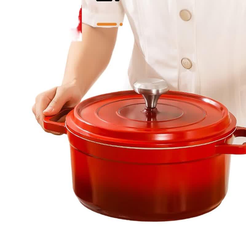Чугунная эмалированная кастрюля Shangheng