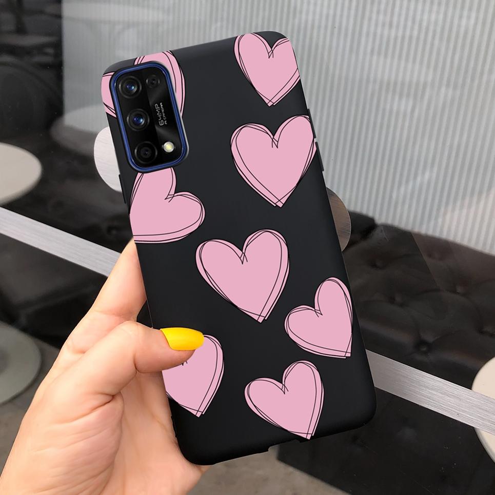 Couple Outfit Phone Case For OPPO Realme 6 Realme 7 Pro Case Cute Cat Soft Back Cover For Realme 6 Pro 7 Protective Bumper Cover