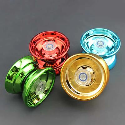 4 цвета Kids Magic Yoyo, отзывчивый высокоскоростной алюминиевый сплав Yo-yo, токарный станок с ЧПУ с прядильной нитью для мальчиков и девочек