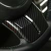 For 2011-2017 Jeep Wrangler JK ABS Carbon Fiber Inner Steering Wheel Cover Trim