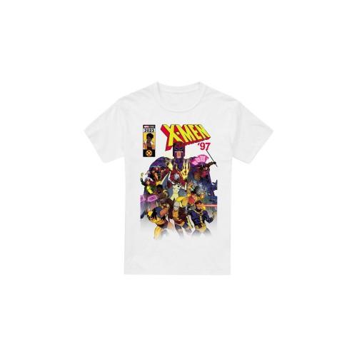 Marvel Mens X-Men Comic Cover Team T-Shirt