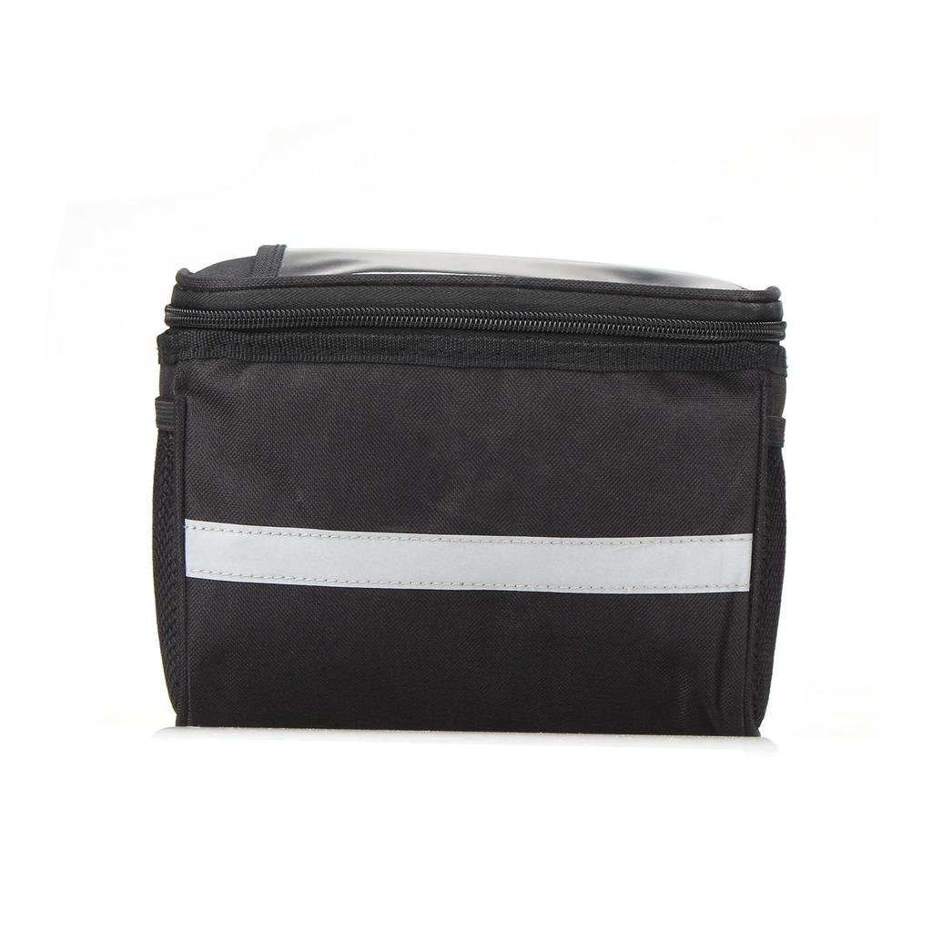 Передняя сумка для хранения на руле электровелосипеда с держателем для телефона и изолированным отделением