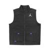 Stand Collar Zippered Utility Vest With Multiple Pockets Men Vest Black FD4800-010