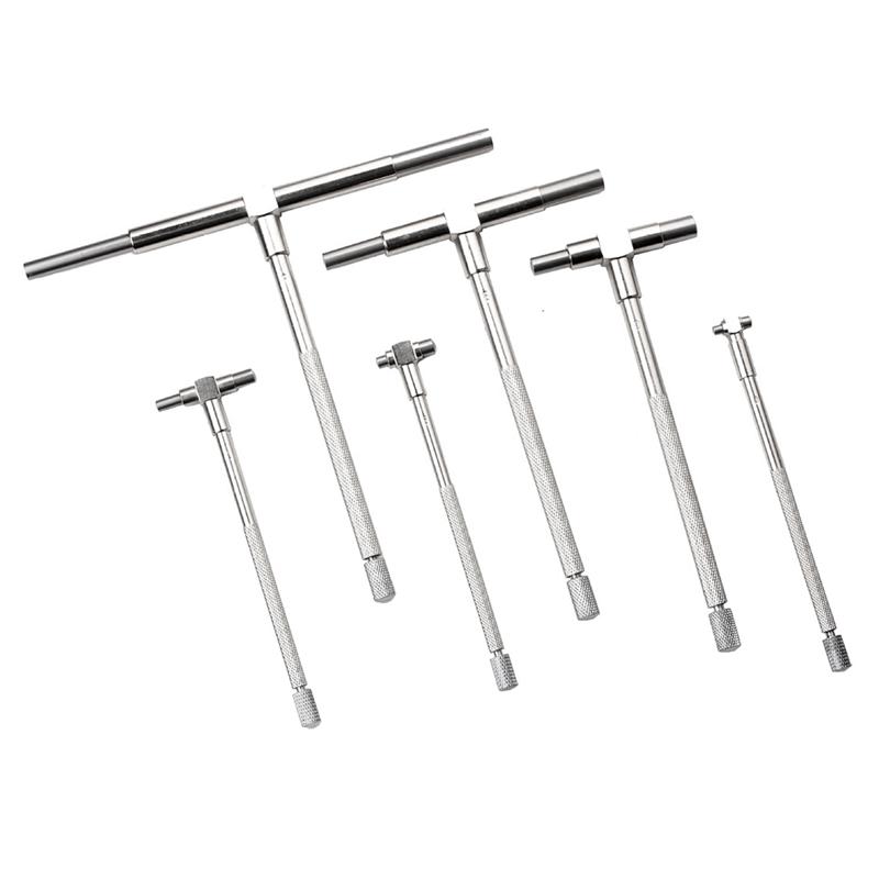 ABBY-8-150Mm (5/16Inch-6Inch) Retractable Gauge 6Pcs Internal Gauge For Quick Inside Measurements Of Holes