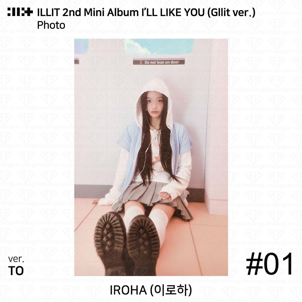 ILLIT 2-й мини-альбом I'LL LAKE YOU Gllit Ver To с фотокарточкой Between Photocard Photo