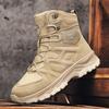 Men's Casual High-top Boots Spring and Autumn New Soft-sole Non-slip Outdoor Boots Fashion Youth Work Boots Hiking Desert Boots
