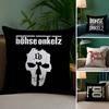 Music B-Bohse Onkelz-MT Band Pillow Case Printed Brushed Fleece Pillow Baby Skin-Touch Eco-Friendly Dye-Sublimat