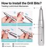New Cordless Electric Nail Drill, Professional Nail File & Buffer, Rechargeable Portable Nail Grinder Tool