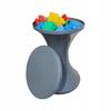 Plastic Hourglass Stool Polish Product Anthracite