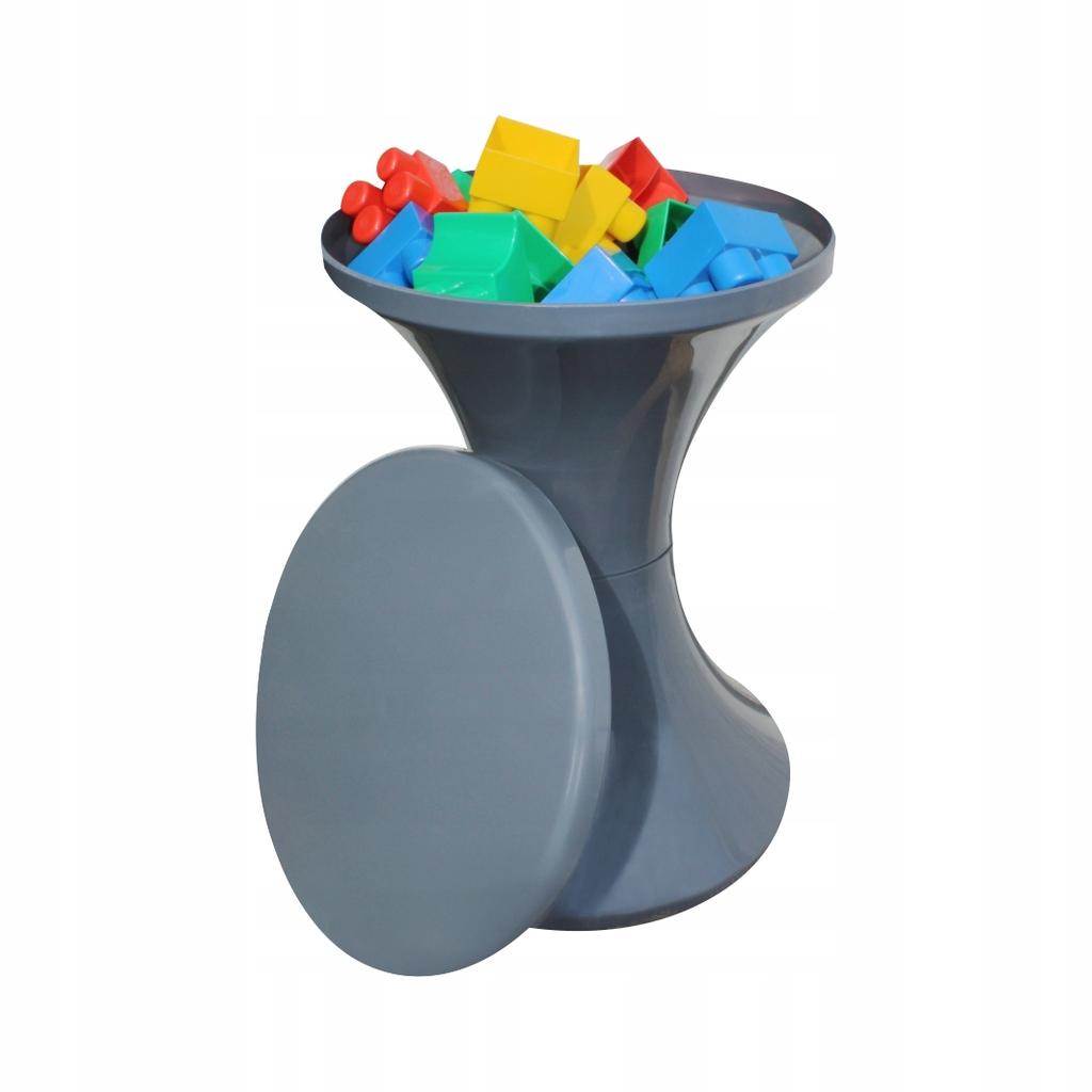 Plastic Hourglass Stool Polish Product Anthracite