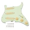 SSS Электрогитара Pick Guard Винтажная зеленая панель с полной схемой Электрогитара Царапина пластина