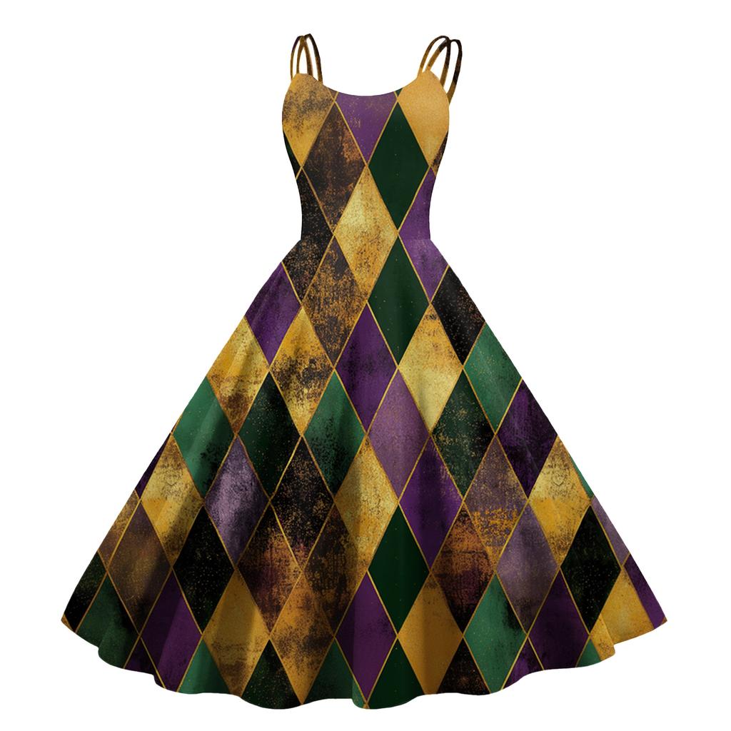 Женское сексуальное платье с принтом на Хэллоуин, с открытыми плечами, в стиле панк, винтаж