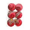 6Pcs Christmas Ball Ornaments Hanging Shatterproof Balls Decorative Bauble for