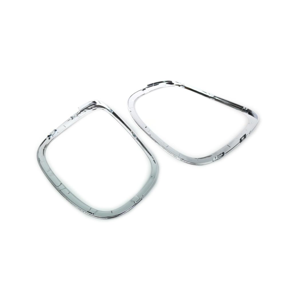 Левая и правая хромированная серебряная накладка на задний фонарь, рамка заднего фонаря для Mini Cooper F55 F56 F57 2013-2017 51712285495