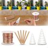 2Pcs Fibonacci Coil Winding Jigs Copper Wire for Electroculture Gardening Agricultural