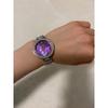 Б/у женские часы FOSSIL с фиолетовым циферблатом