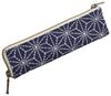 Пенал BoRDER PERiTOSS Pekes Okayama Denim [Сделано в Японии], Размер S, Asanoha PT-0121SHL
