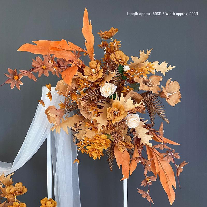 Искусственный Цветочный Декор для Свадебного Места Проведения: для Дорожки, Сцены и Банкетного Зала