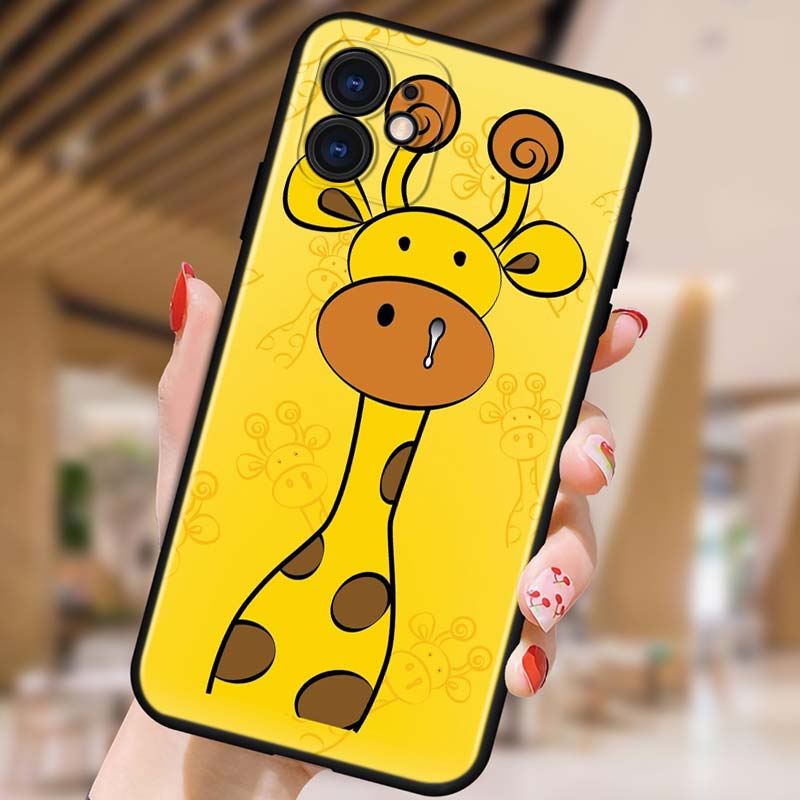 Чехол для телефона с изображением жирафа для iPhone Samsung Galaxy Redmi Xiaomi Oppo OnePlus Note SA 7 8 9 10 11 12 13 14 20 21 22 23 53 54 Pro Max Plus Ultra TPU Soft