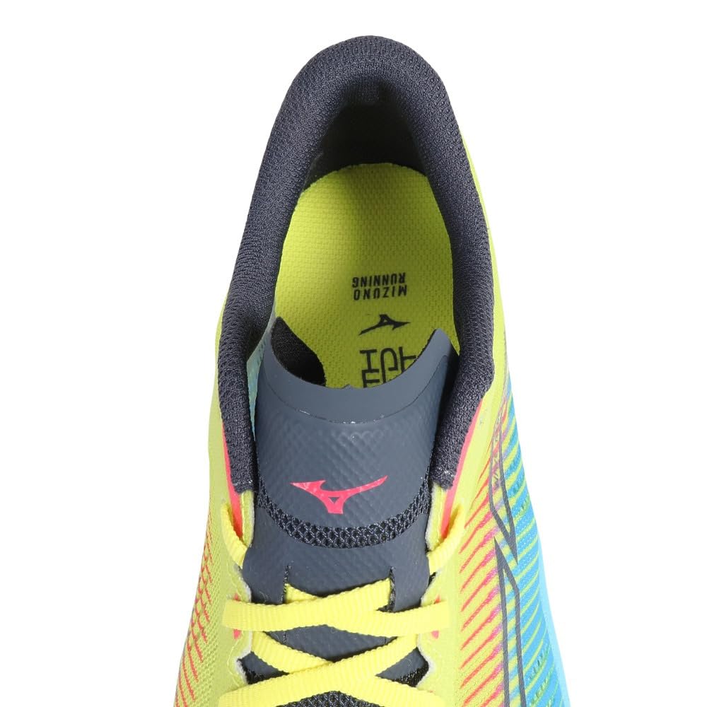 Беговые кроссовки Wave Rebellion PRO Желтый x Черный x Синий см 2E [Mizuno] (Асимметричный) 27,0
