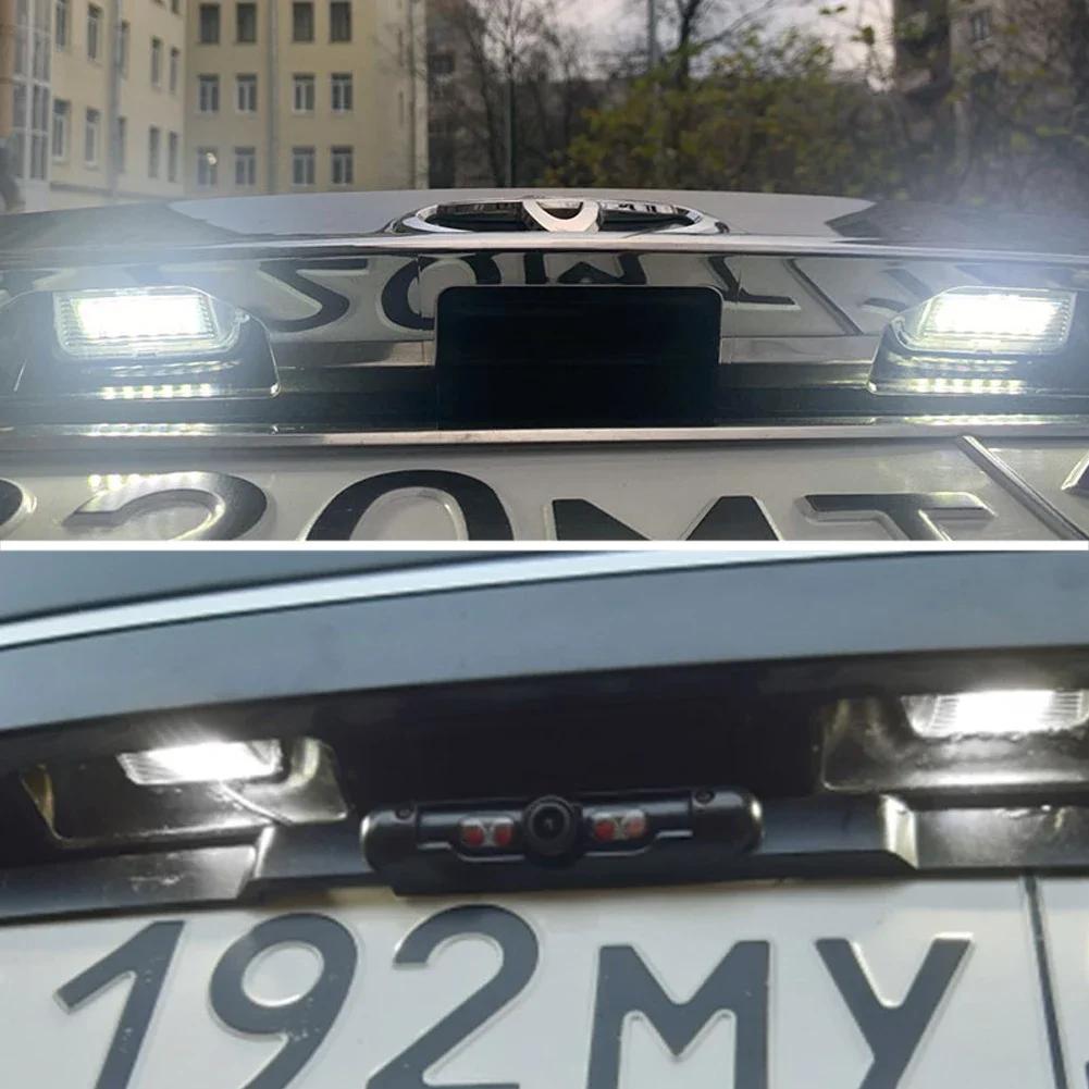 1/2 шт. Автомобильный светодиодный фонарь подсветки номерного знака для Citroen C3 C4 C5 Berlingo Saxo Xsara Picasso для Peugeot 206 207 306 307 308 5008