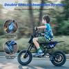 A14 Детский ЭЛЕКТРИЧЕСКИЙ МОТОЦИКЛ ДЛЯ ГРЯЗИ 14 дюймов Мотор 500 Вт Аккумулятор 36 В 5,2 Ач Запас хода 20-22 км Амортизация, Bluetooth Светодиодные фонари
