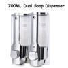 350 мл дозатор мыла для рук, шампуня, настенное крепление, дозаторы жидкости для душа, контейнеры для ванной комнаты, туалета