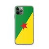 Coque iPhone - Drapeau Guyane - iPhone 11 Pro - Souple - Multicolore - Vertical