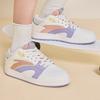 Anta Slip Resistant Abrasion Resistant Low top Skateboard Shoes Women's White Purple 122318057-4