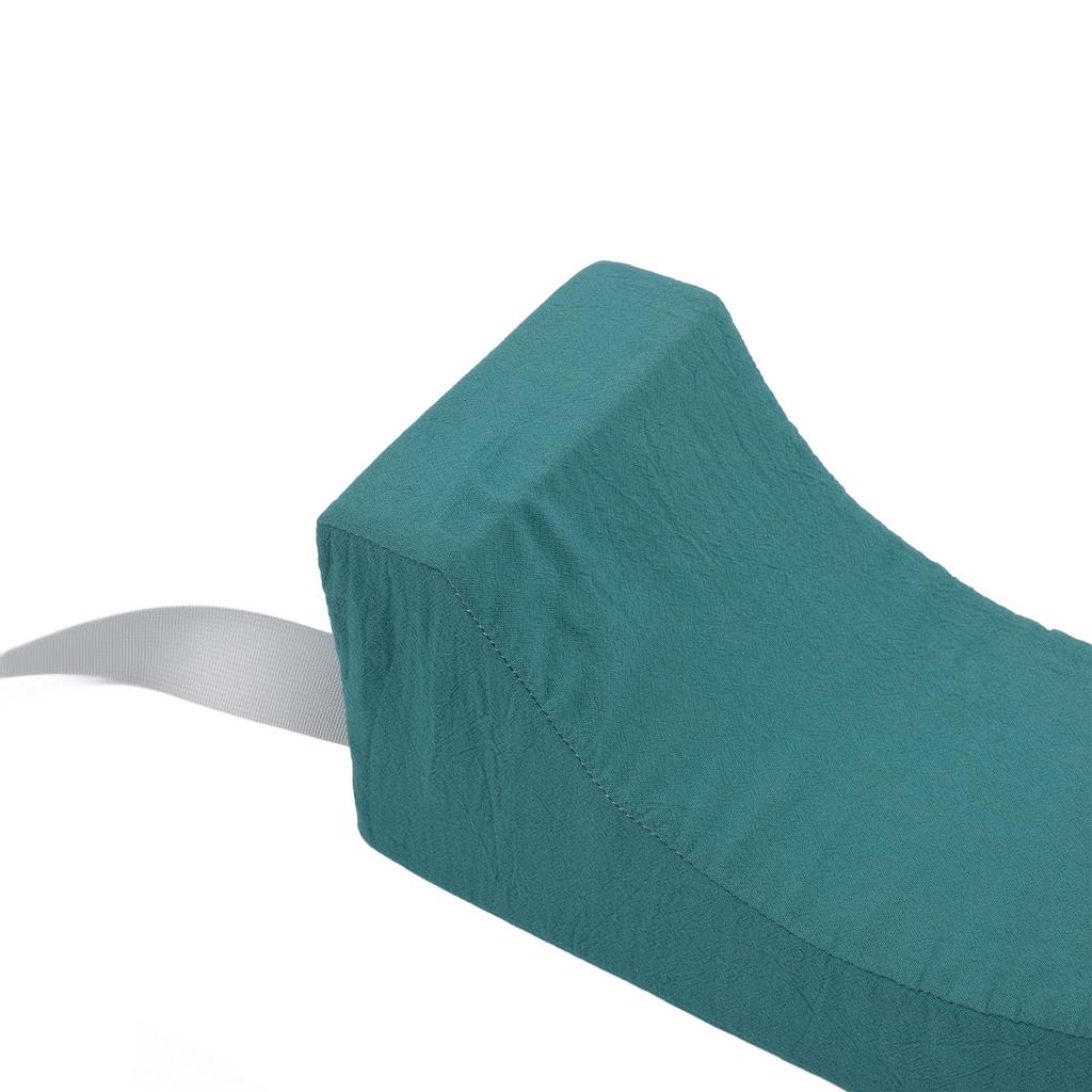 Подушка-позиционер для головы Зеленая хлопковая ткань Удобная Дышащая Регулируемая Поддержка шеи Подушка-стабилизатор головы для пациентов в инвалидных колясках