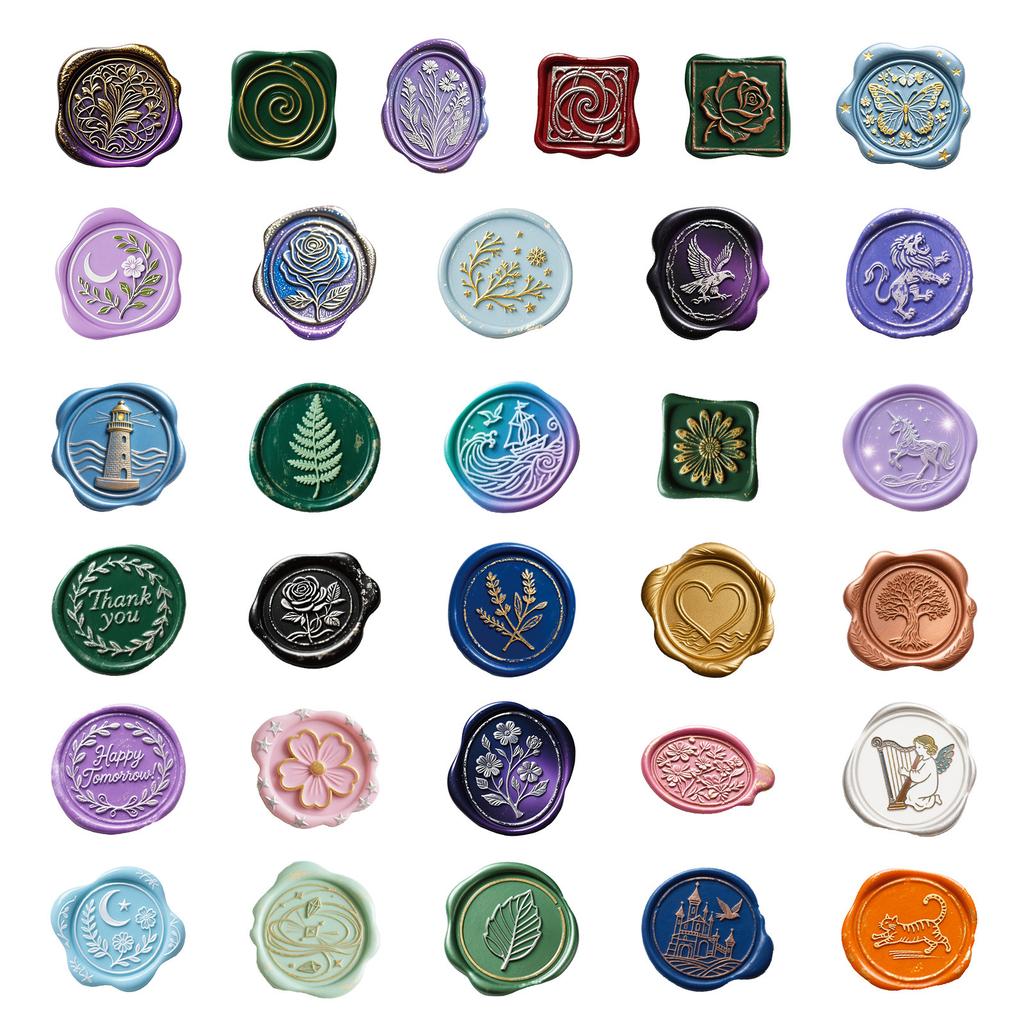 56PCS Colorful Fire Paint Seal Graffiti Stickers Personalized Creative Decoration Phone Water Cup Sealing Stationary Stickers