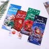 50/100Pcs Christmas Gift Bags Christmas Decorations For Home 2025 Xmas Gifts New Year 2026 Santa Claus Snowman Packaging Bags