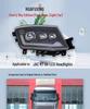 Светодиодная мультилинзовая сборка передней фары JAC Gallop K7 Super Bright