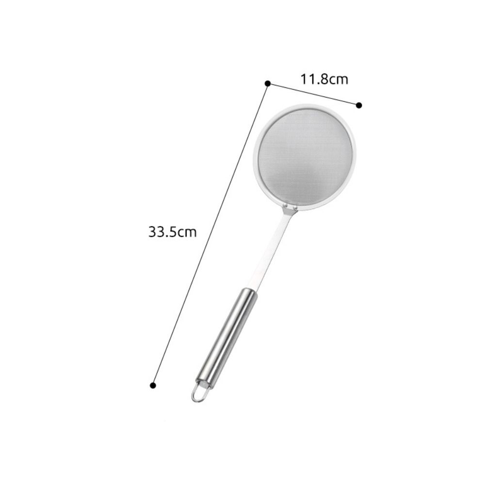 Percolator Oil Pot Filter Mesh Stainless Steel Soup Skimmer Spoon New Fried Food Net Strainer
