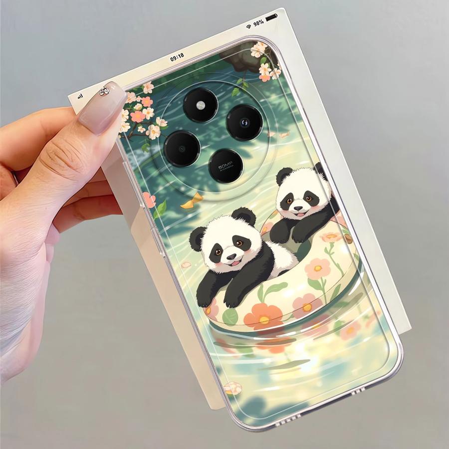 Cute Panda Funny Phone Case for Xiaomi Mi 11T Pro 11 Lite Soft Phone Cover