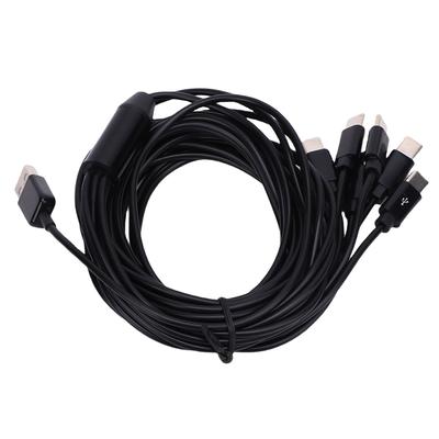 Кабель-разветвитель USB Type C 6 в 1 4,9 фута USB на Type C Многофункциональный зарядный кабель для планшетов и смартфонов