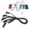 Кабель Power Branch для гитары, 5-канальный, пластиковый, 17 xx, гитарный, Band Performance Cable, Effector, Cable, Material, 1,5 1,5 см, Anti-aging,
