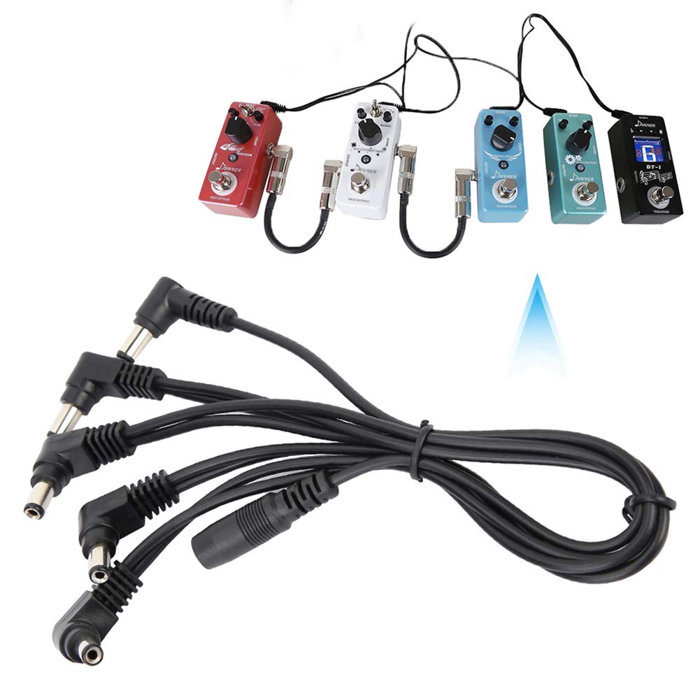 Кабель Power Branch для гитары, 5-канальный, пластиковый, 17 xx, гитарный, Band Performance Cable, Effector, Cable, Material, 1,5 1,5 см, Anti-aging,