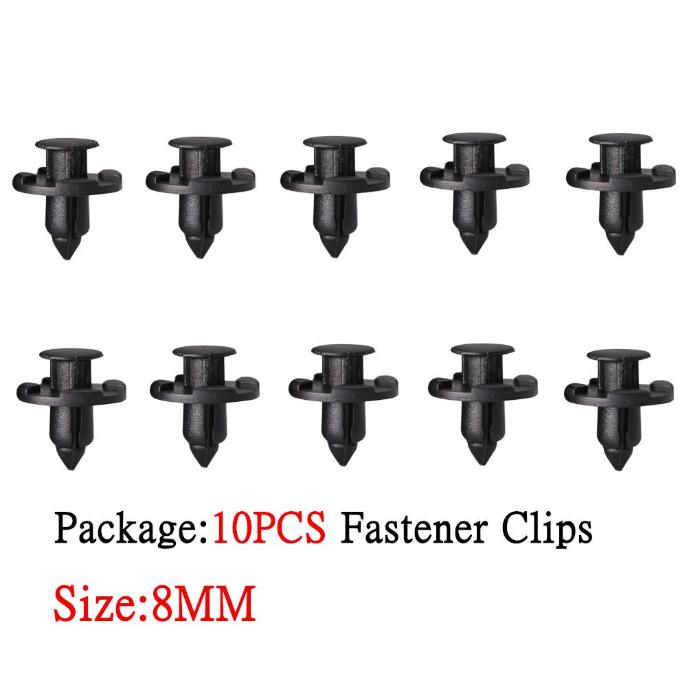 50pcs/20pcs/10pcs Fender Bumper Push-Type Retainer Rivet Car Fastener Fit for Nissan Infiniti 8mm hole Plastic Retaining Clip