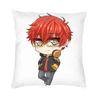 Mystic Messenger 707 Чехлы для подушек в стиле чиби, полиэстер, аниме, игра, наволочка для дивана, автомобиля, квадратная наволочка, декоративная домашняя наволочка