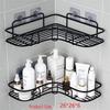 Punch-Free Iron Art Wall-Mounted Bathroom & Kitchen Corner Shelf
