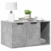 VidaXL Cat Litter Box Furniture Concrete Grey Engineered Wood 857736