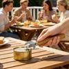 Wooden Handle Manual Can Opener Ergonomic Jar Lid Opener Tool Smoothedge Safe Can Opener For Home Kitchen Camping Picnic