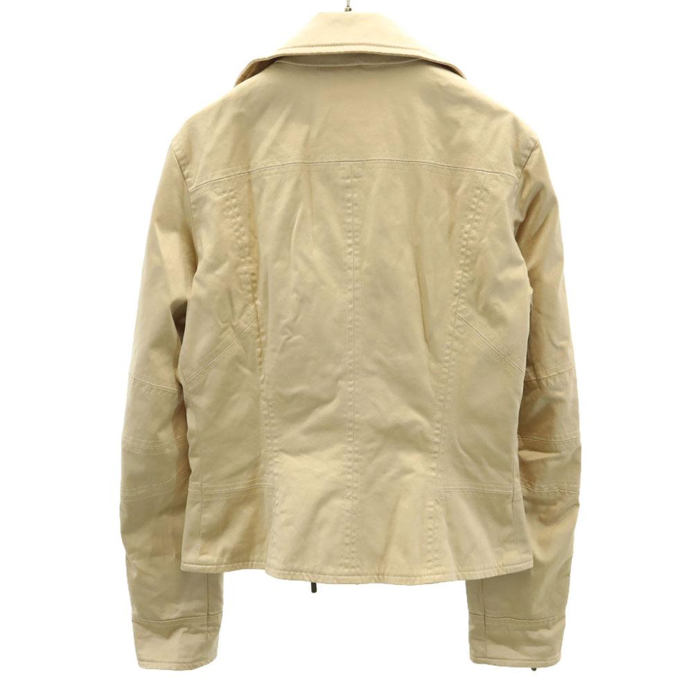 Hugo Boss Сделано в Италии Куртка райдера XS бежевая Двойная молния Женская Б/у